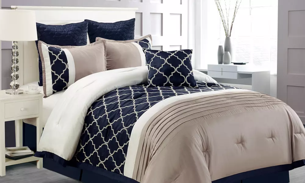 Central, Lazo, or Floral Comforter Sets (7-Piece) - Primary Image