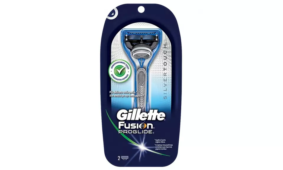 Gillette Fusion ProGlide Silvertouch Razor - Image 2