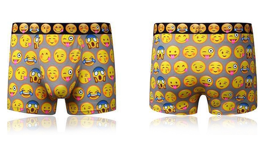 Image 10: Smiley Emoji Boxers Six-Pack