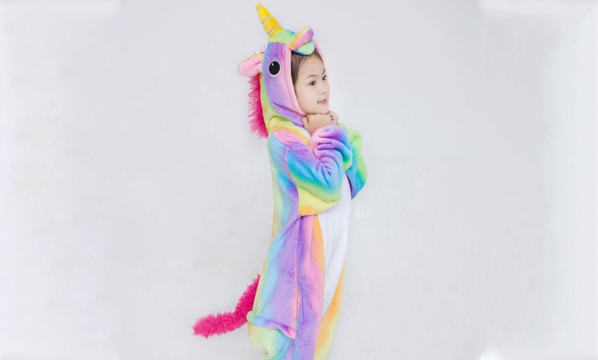 Image 4: Kids' Unicorn Onesie