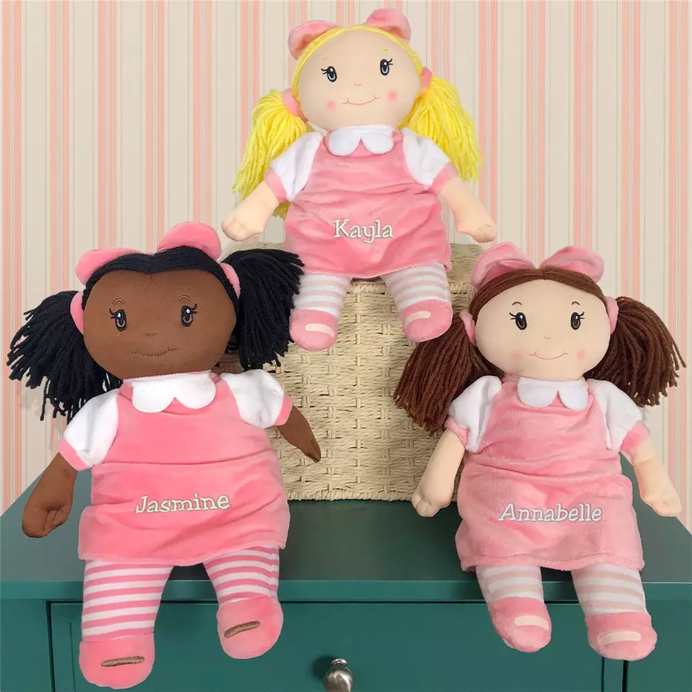 Personalized Embroidered Dolly at GiftsForYouNow.com