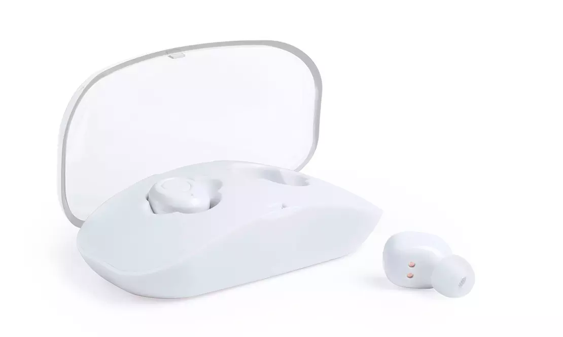 Ecouteurs Bluetooth, sans fil avec microphone intégré et étui de chargement - Second Medium