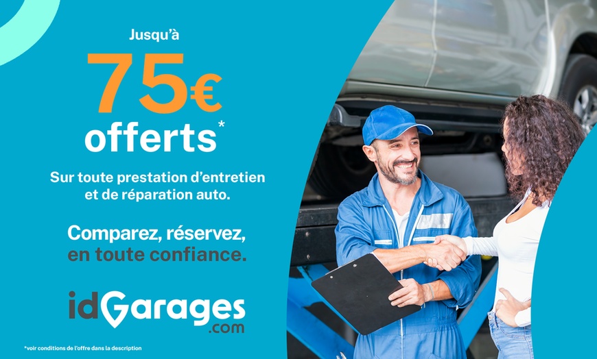 Image 1: Bon d'achat IdGarages pour prestations sur tous les types de véhicules