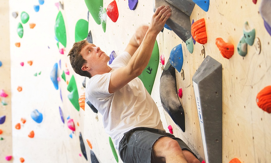 Image 6: Indoor Climbing with Introduction at Rise Climbing