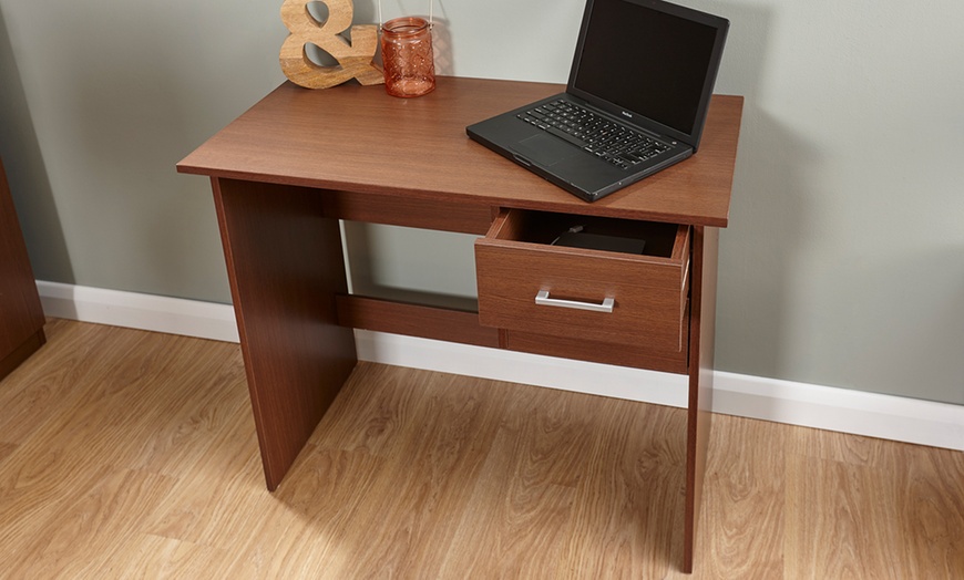 Image 20: Simple Two-Drawer Desk