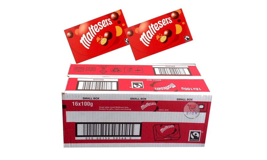 Image 1: Maltesers 16-Pack Box 100g