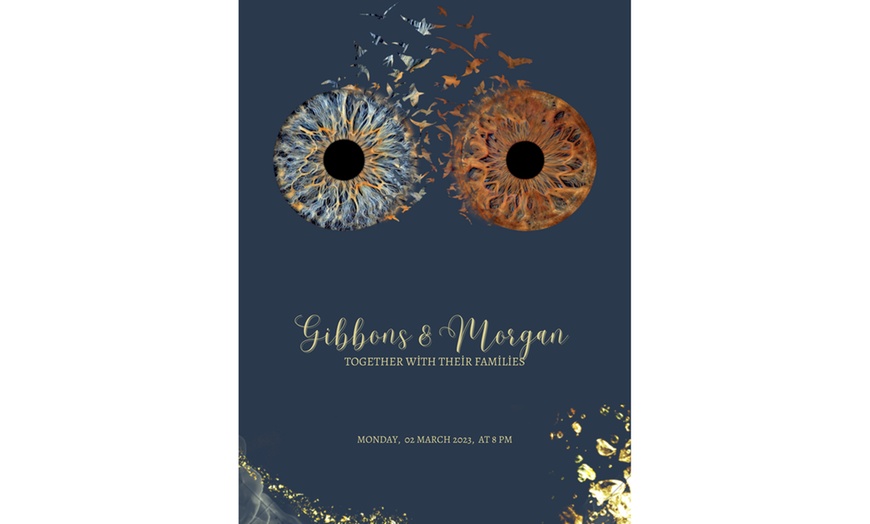 Image 7: Iris-Fotografie: Datei, Poster, Canvas, Halskette oder Whiskey-Spender