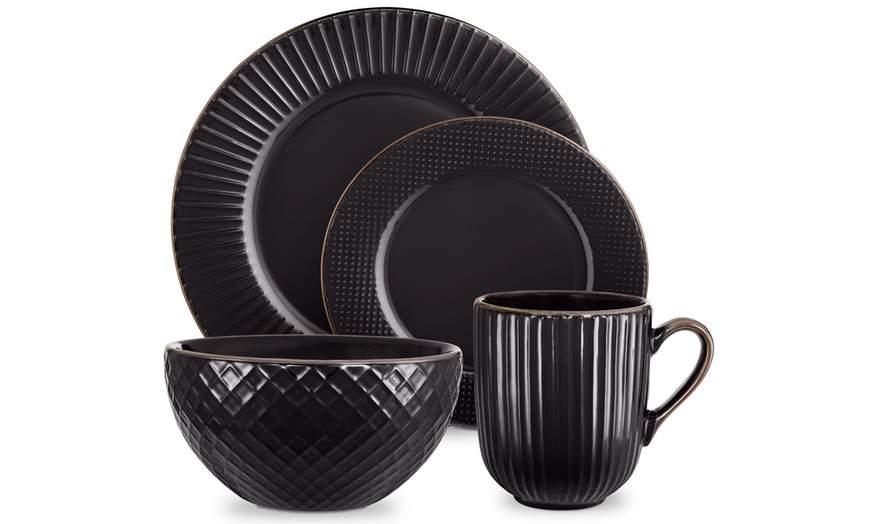 Image 3: Tower 16-Piece Dinnerware Set