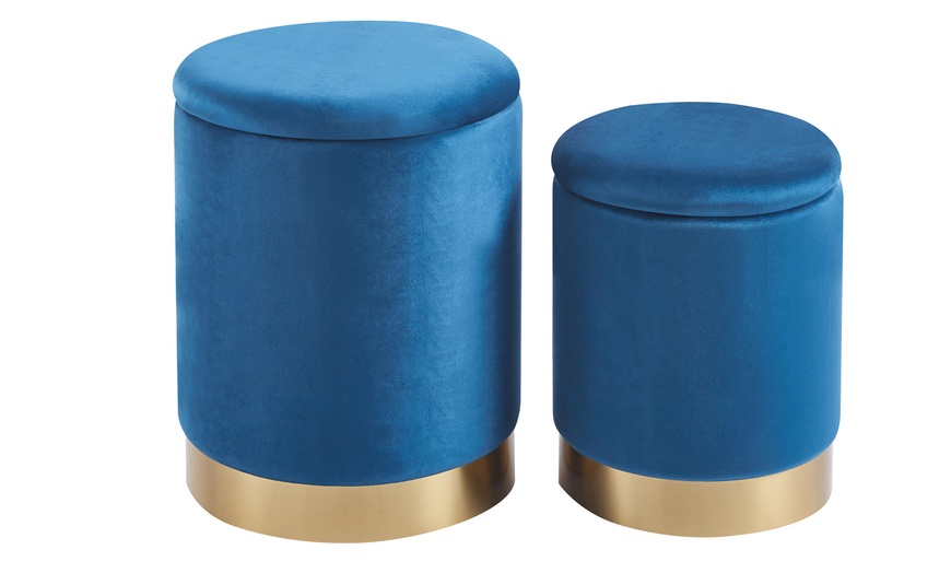 Image 2: Coppia di pouf Bud&Terence