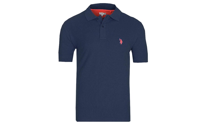 Image 6: US Polo Assn Herren-Poloshirt aus 100% Baumwolle