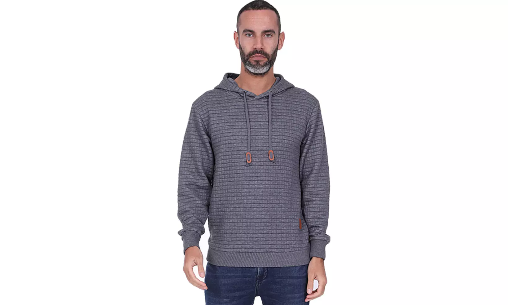 Blu Apparel Nathan Textured Hoodie