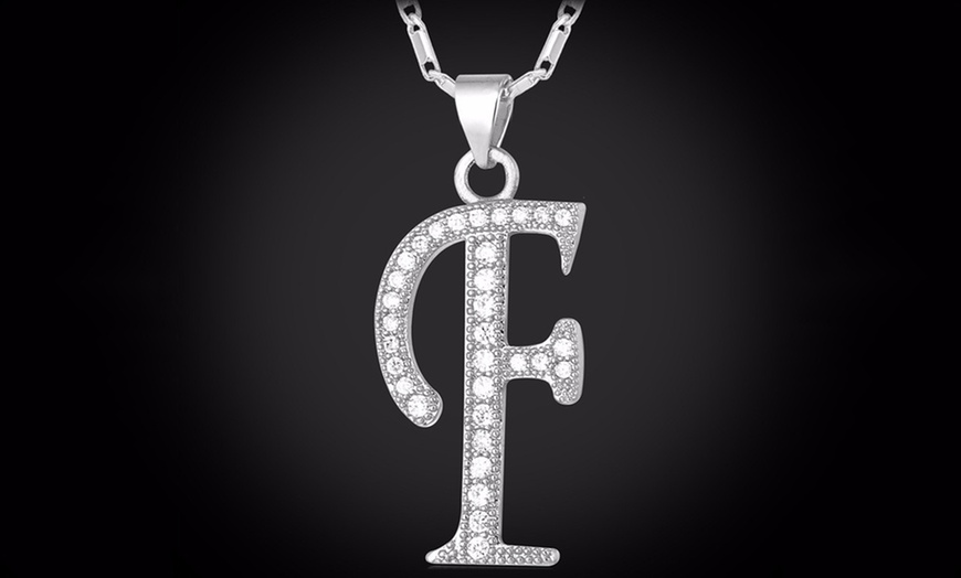 Image 7: Alphabet Pendant with Chain