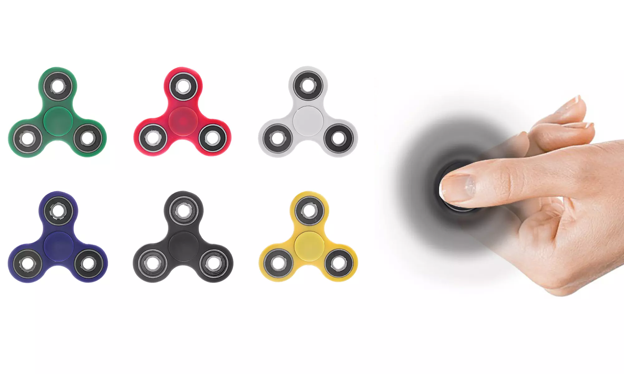 Anti-Stress Fidget Spinner (6-Pack) - Primary Image