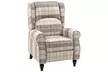 HomCom Check Recliner Armchair - Image 2