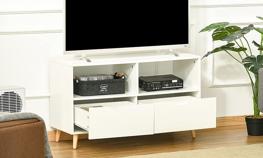 Image 15: HomCom TV Stand