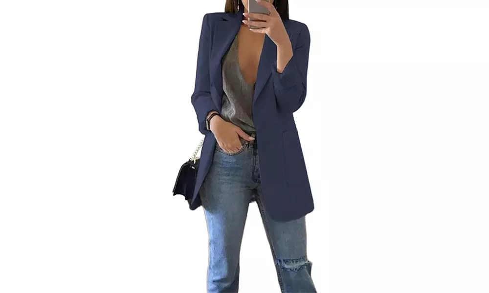 Damen Casual Boyfriend Blazer