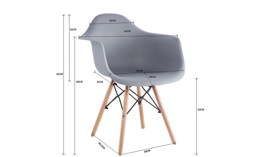 Image 7: Chaises collection "Lola", style scandinave, Sampur