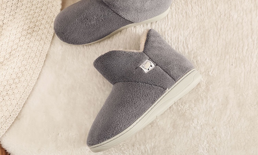 Image 12: Unisex Bootie Comfy Winter Warm House Slippers