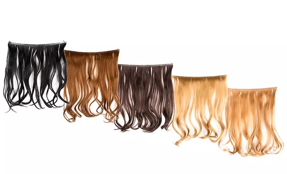 18" Easy-to-Use Flip-In Headband Hair Extensions - Primary Image