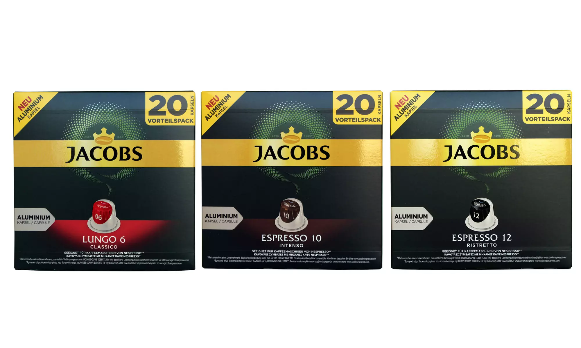 Jacobs Röstkaffee in Kapseln (bis zu 44,80€/1kg) - Primary Image