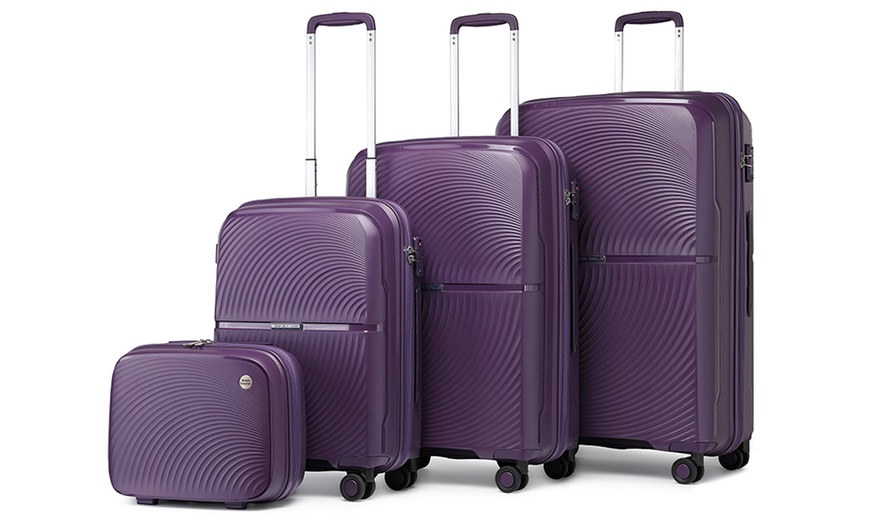 Image 34: Premium - Grade PP Hard - Shell Luggage