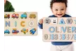 Personalized Wooden Name Puzzle Boards from Justyling — Choose One or Two Boards (Up to 81% Off) - Second Medium
