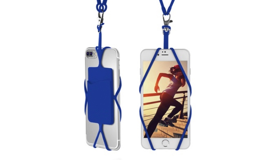 Image 6: Smartphone Lanyard Case