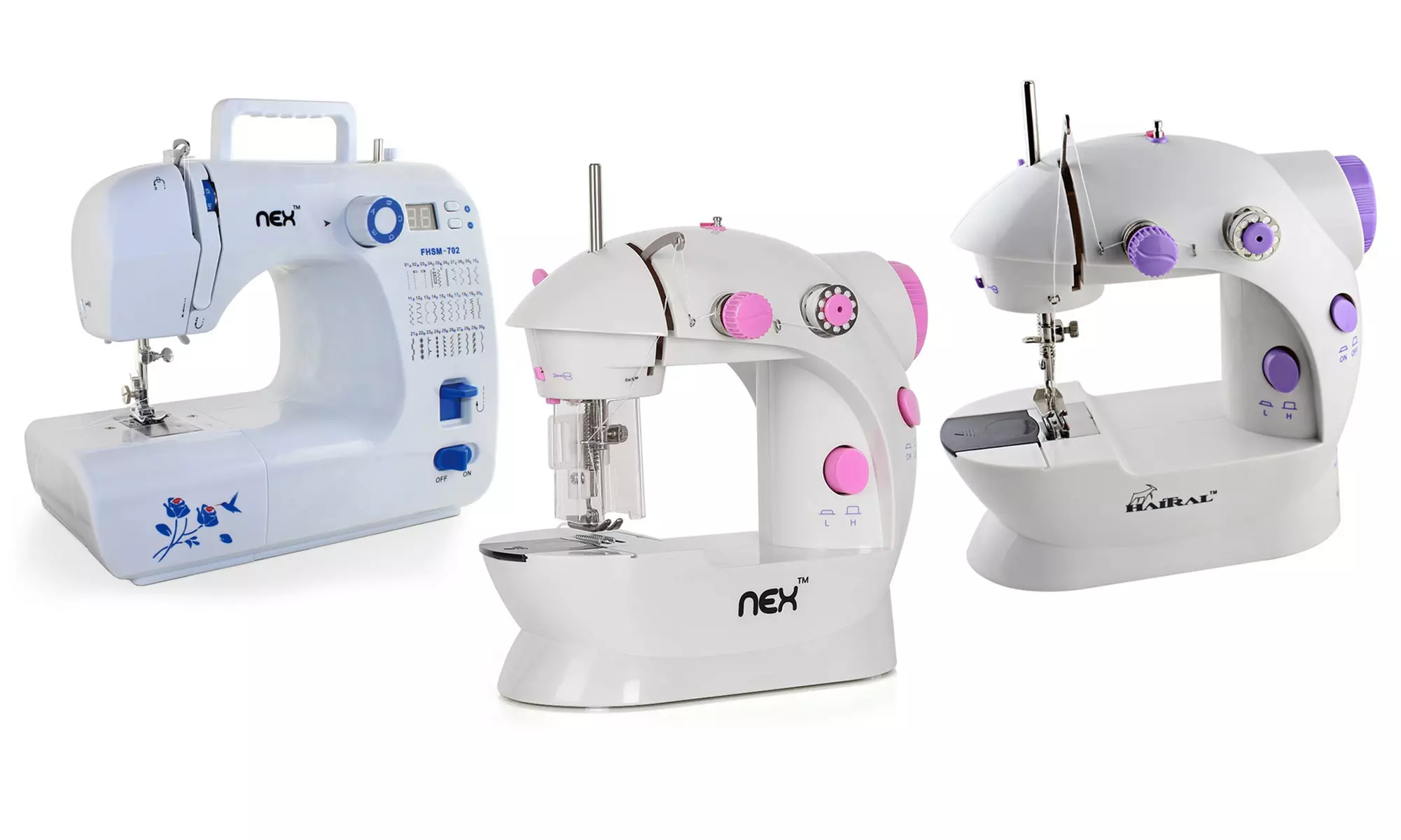 Full-Feature Automatic Built-In Stitches Sewing Machine with Accessories (17-Piece) - Primary Image