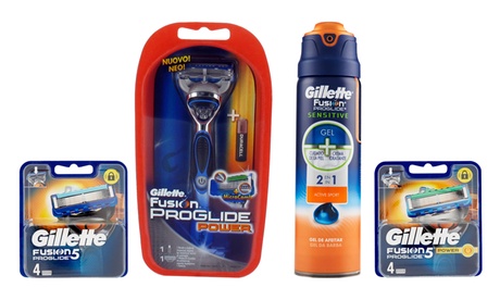 Rasoi, ricariche o gel da barba Gillette® Fusion® ProGlide™, disponibili in vari set e tipologie