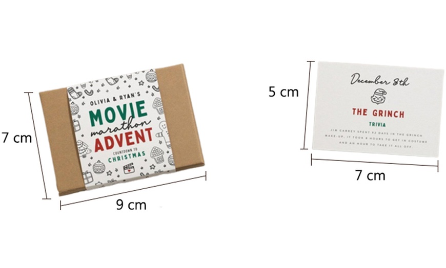 Image 7: One or Two 24-Piece Christmas Trivia Advent Cards Calendars