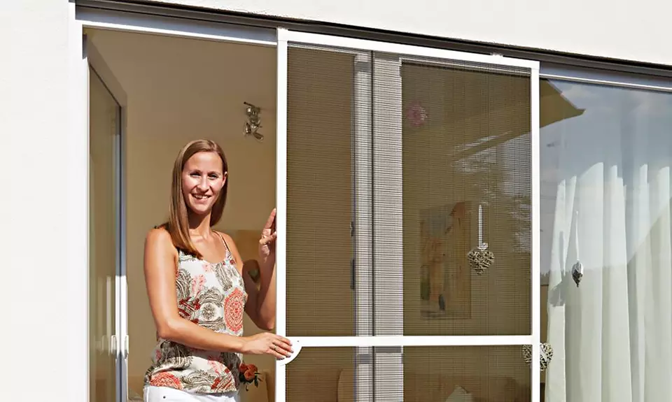 Schellenberg Insektenschutz-Tür 100 x 210 cm oder 120 x 240 cm in Weiß oder Anthrazit - Primary Image