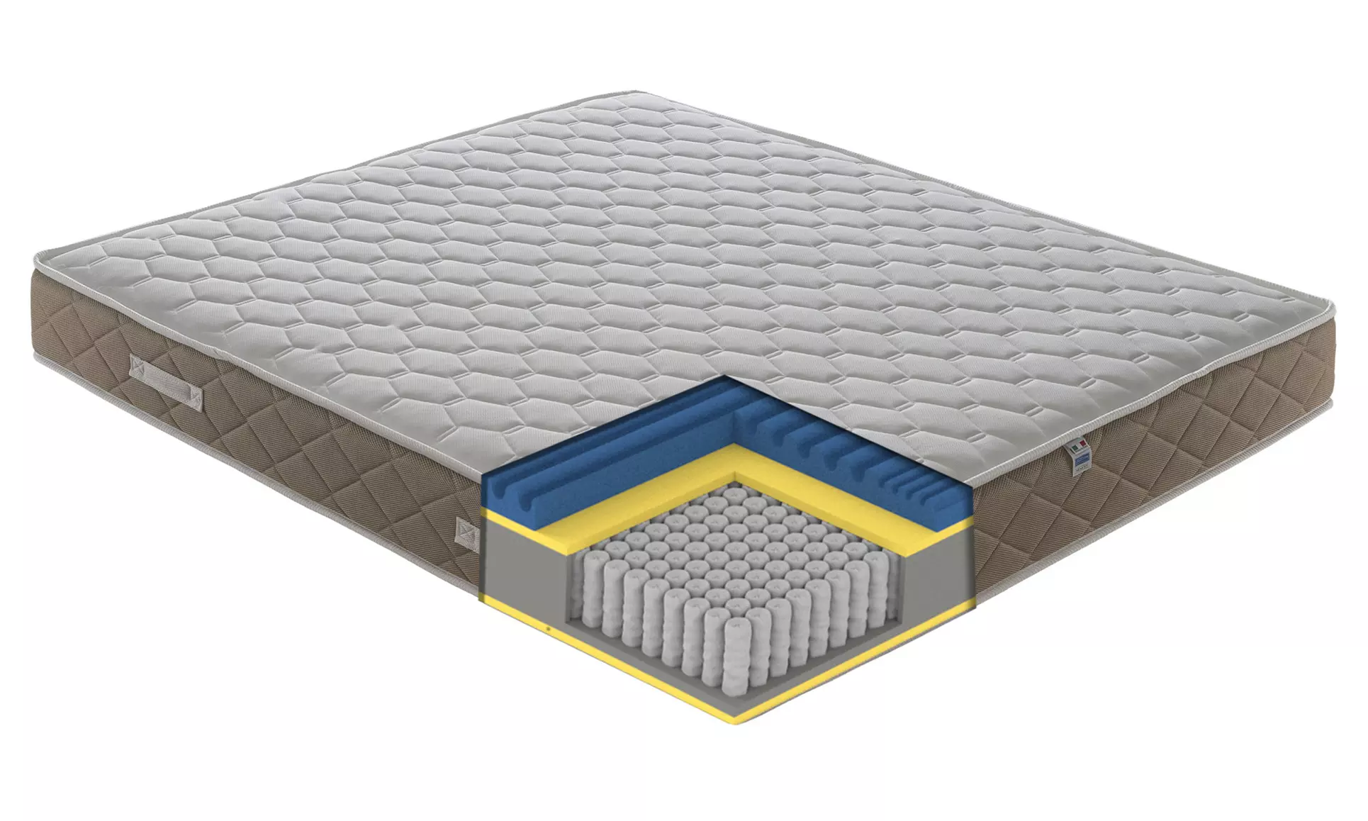 Matelas hybride avec gel 13 zones