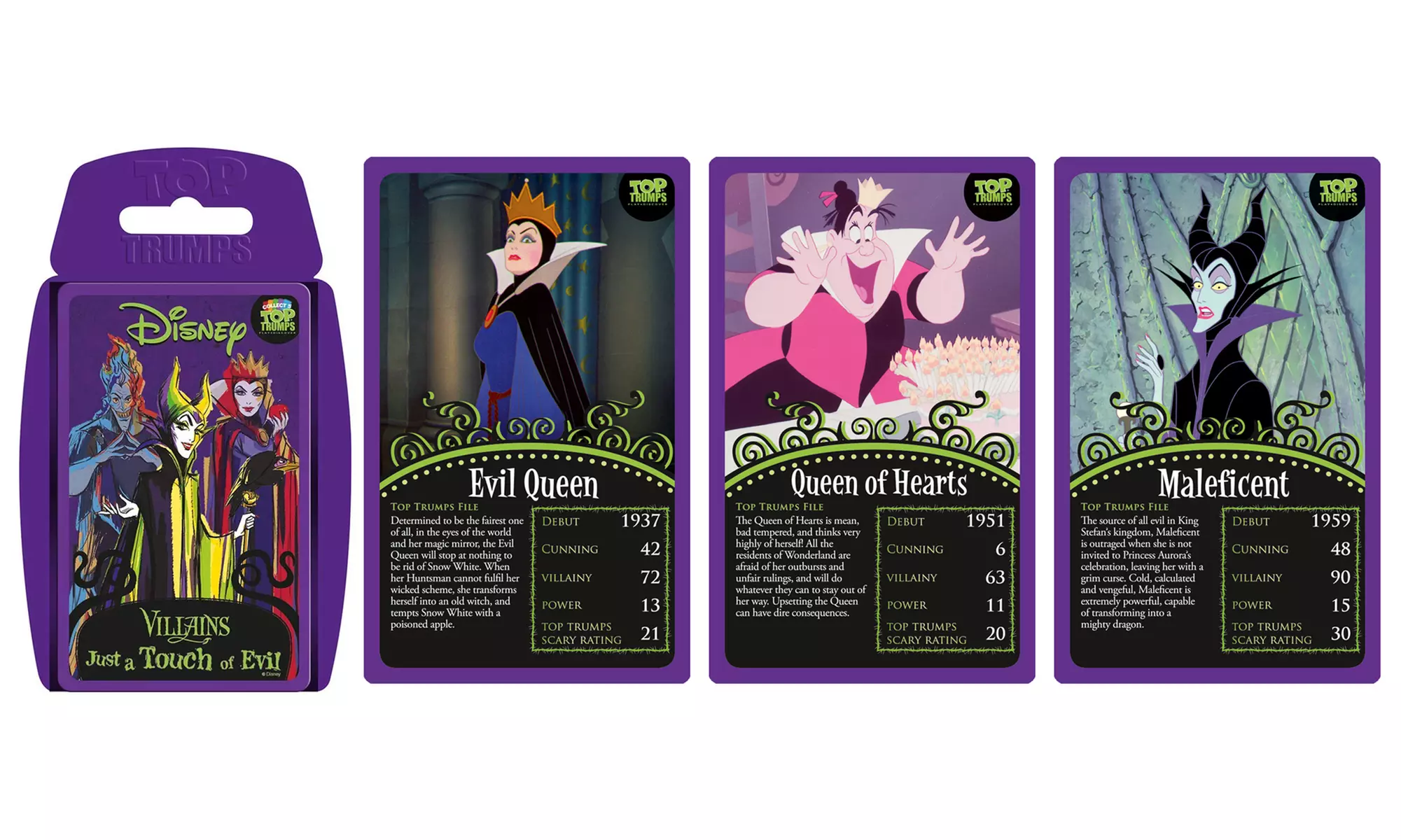 Winning Moves Top Trumps Disney Villains Card Game - Primary Image