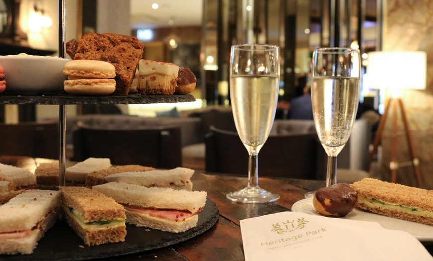 Image 3: Festive Afternoon Tea for Two or Four, Bubbly on the Side
