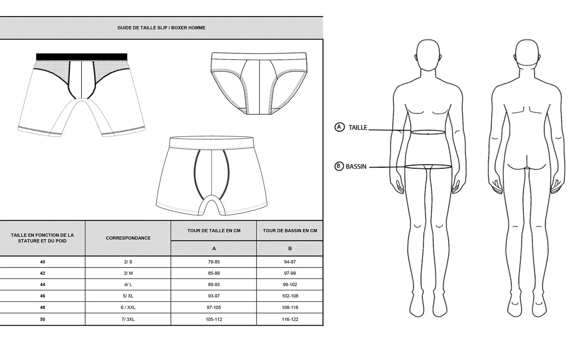 Lot de 4 boxers en coton KTM