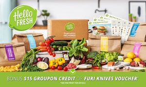 HelloFresh Meal Plans + Up to $25 Groupon Credit