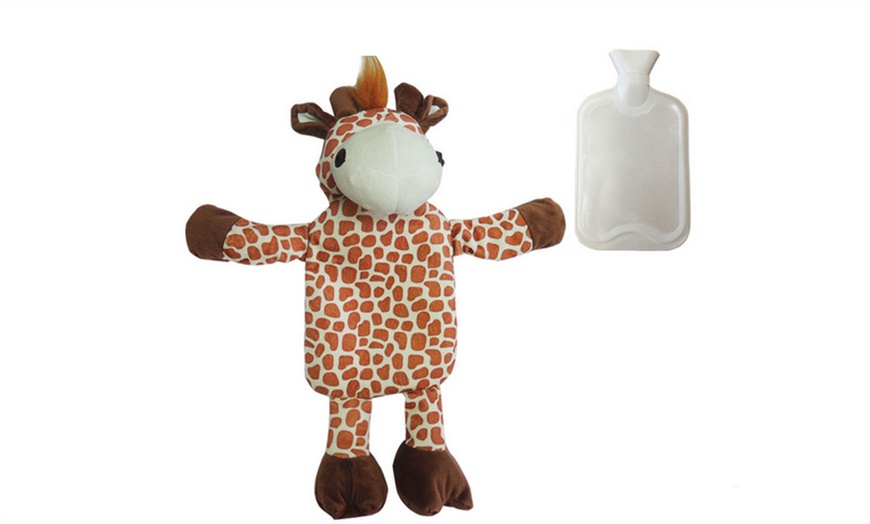 Image 4: Novelty Animal Shaped Hot Water Bottle