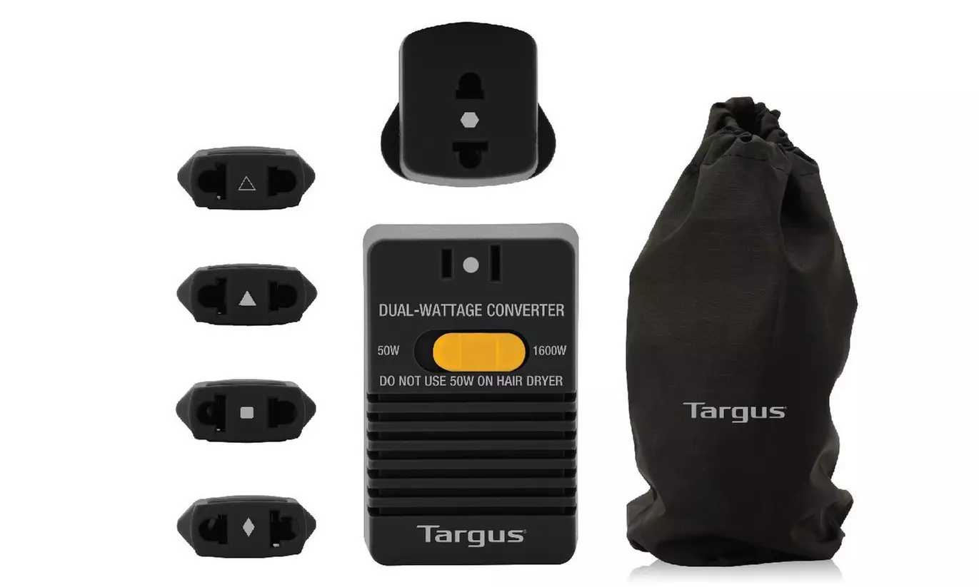 Targus Dual-Wattage International Voltage Converter Kit (7-Piece) - Primary Image