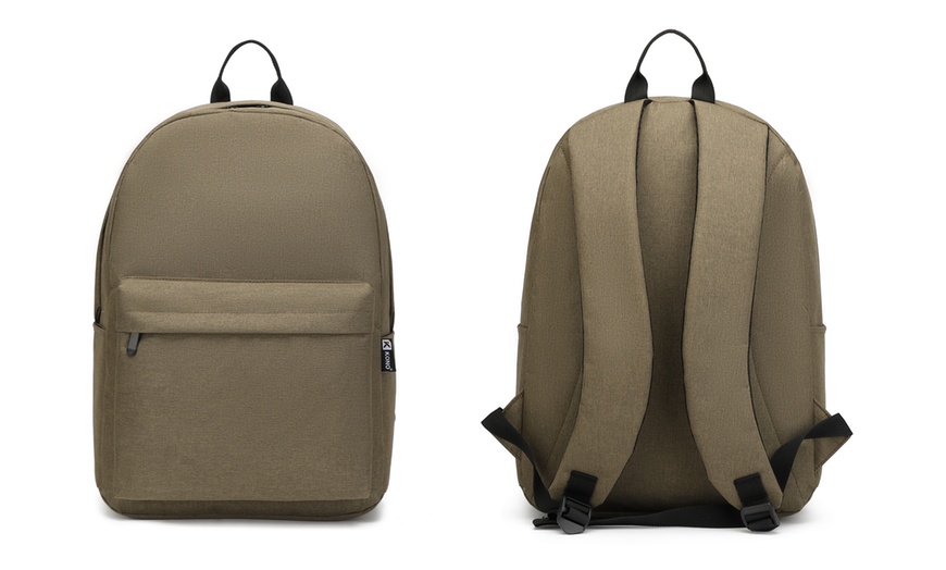 Image 3: Backpack with Padded Shoulder Straps and Padded Back