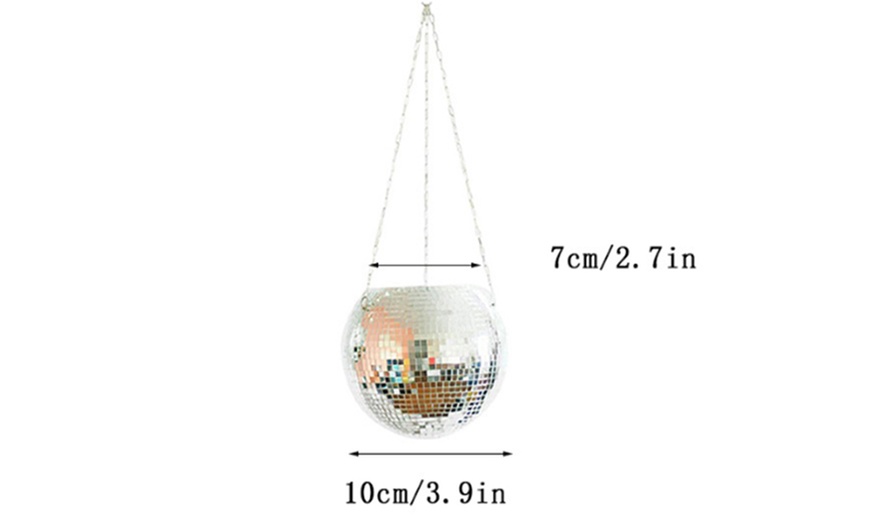 Image 5: Disco Ball Planter with Chain