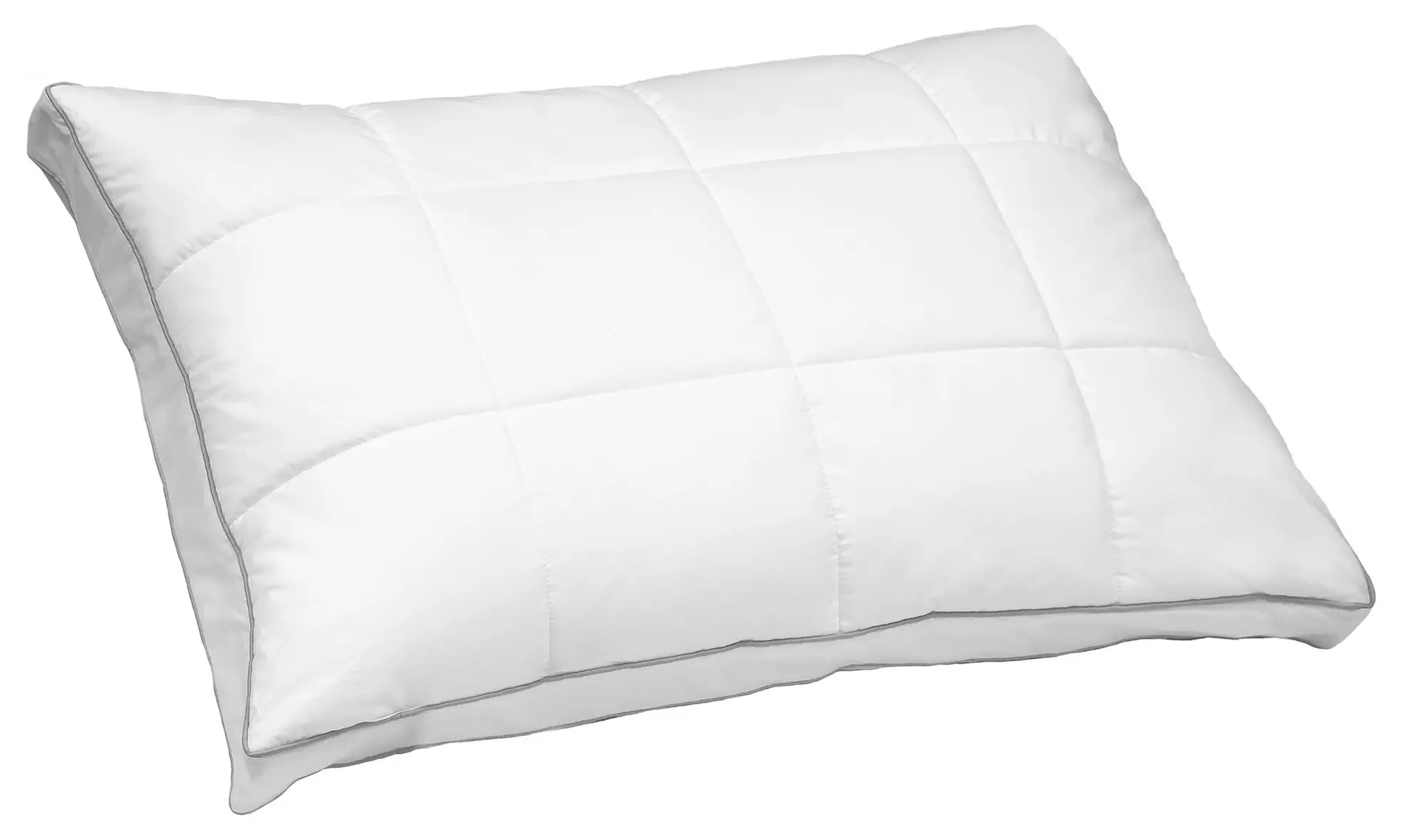 Zurich Quilted Goose Feather & Down Compartment Pillow (1- or 2-Pack) - Primary Image