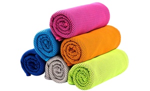 Two-Pack of Cool Silk Quick Dry Towels