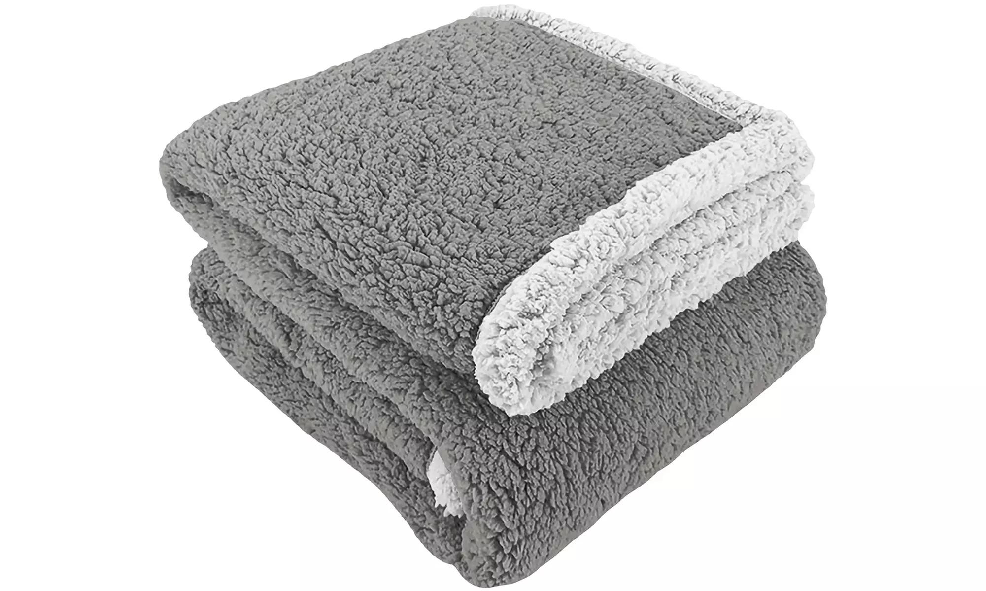 Zacht en warm Sherpa deken