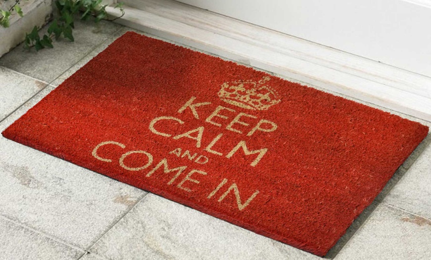 Image 8: Heavy-Duty Coir Doormat