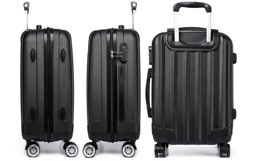 Image 8: One or Three Kono Four Wheels Hard Shell Suitcases