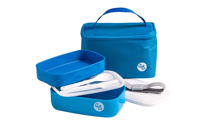 Image 10: Grub Tub Lunch Box Set 