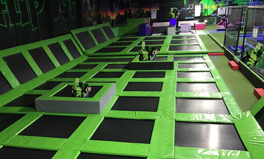 Image 3: One-Hour Trampolining for Three