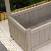 Image 7: Raised Wooden Planter with Climbing Trellis