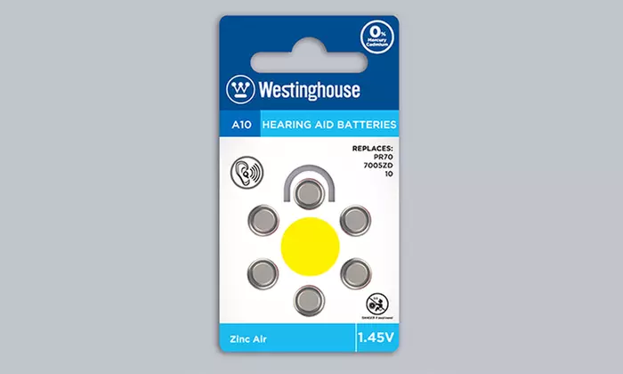 Westinghouse Hearing Aid Batteries - Primary Image