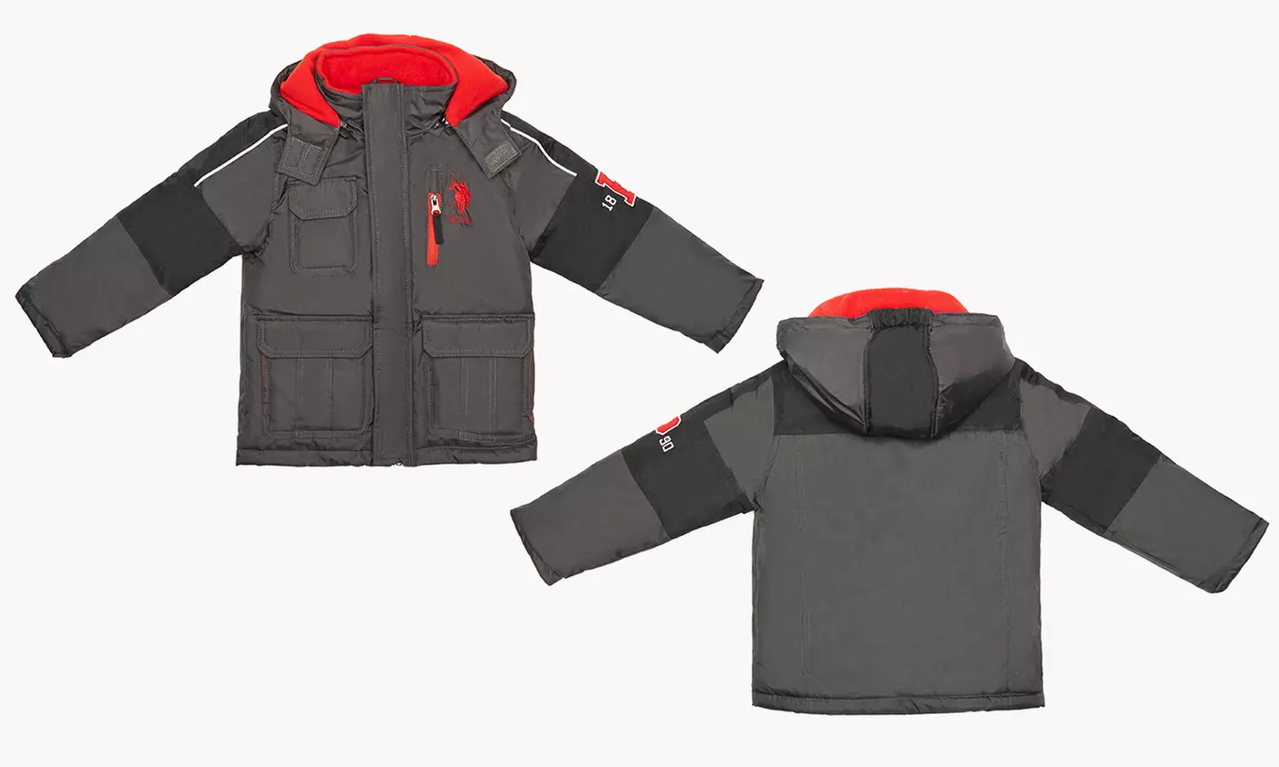 USPA Kids' Parka Winter Jacket (Size 2T) - Primary Image